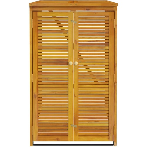  Spremi&amp;scaron;te za kantu za smeće 70x89x117 cm masivno drvo bagrema Slike