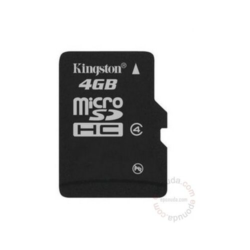 Kingston 4GB SDC4/4GBSP Class 4 Micro SD memorijska kartica Slike
