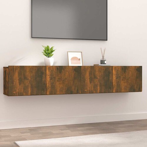 TV ormarići 2 kom boja dimljenog hrasta 80 x 30 x 30 cm drveni Cene