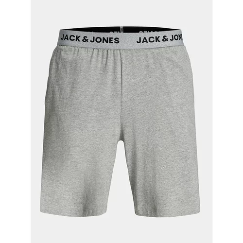 Jack & Jones Kratke hlače pižama 12250261 Siva Regular Fit