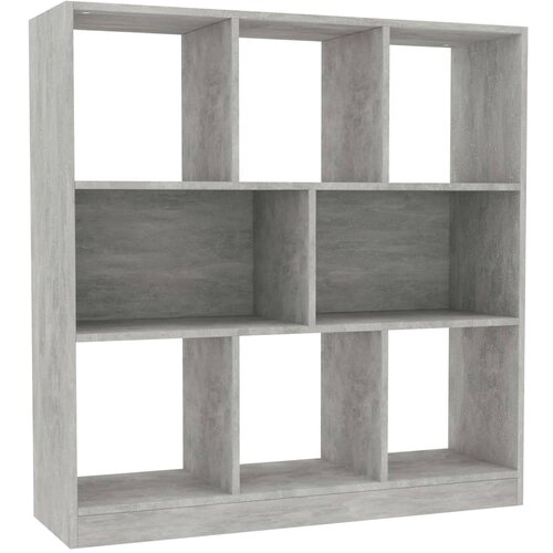 Maison Chic Knjižna omara - Knjižni regal betonsko siva 97,5x29,5x100 cm iverna plošča, (21725875) Cene