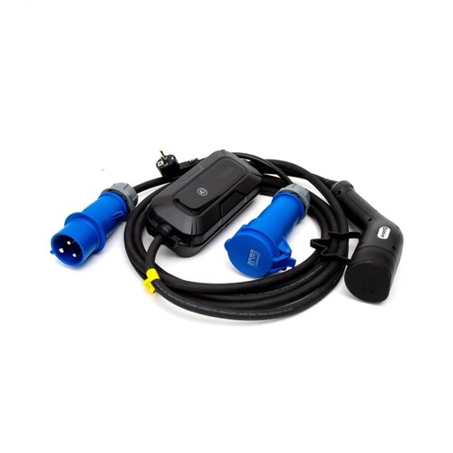  Prenosiva putna stanica za punjenje električnih vozila (EV/PHEV) AC Type 2 32A/230V 7,4kW IP55 5m Slike