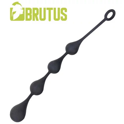 Brutus hot drops silicone ass balls 40mm large black