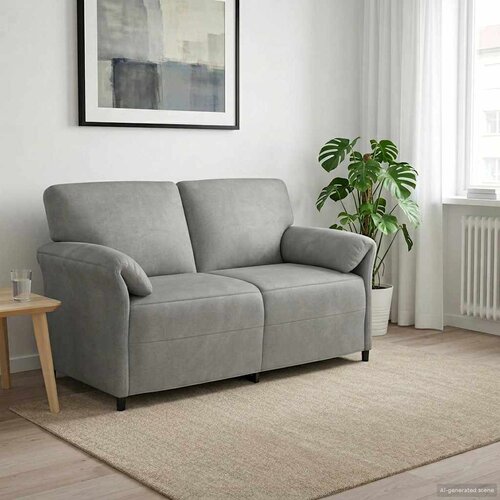 SOFA za dvije osobe Svjetlosiva 158 x 83 x 95 cm Bar&scaron;un Cene