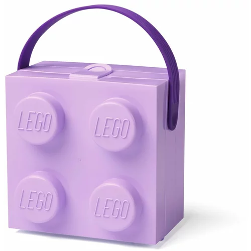 Lego Vijolična škatla za shranjevanje z ročajem LEGO®