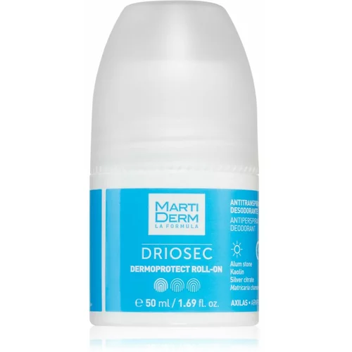 MARTIDERM Driosec antiperspirantni dezodorans protiv bijelih i žutih mrlja 50 ml