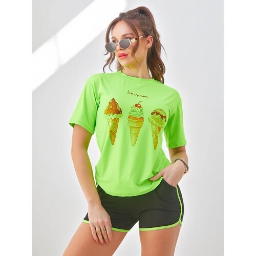 Resti Women's sports set with t-shirt and shorts Ice Cream Cene
