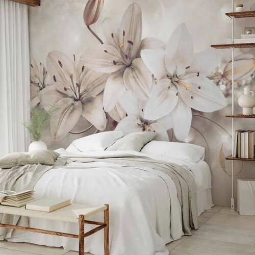  Foto tapeta - Diamond Lilies 100x70 Slike