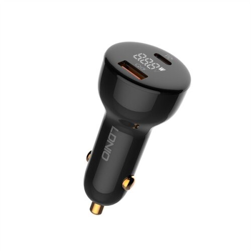 Ldnio CAR CHARGER 2 PORT (1A1C) 100W 5V 3A C101 AVTO POLNILEC Slike