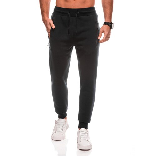 Edoti BASIC men's uniform sweatpants joggers - black Cene