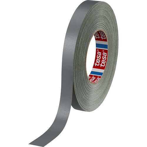 Tesa Trak iz tkanine, tesaband® 4651 Premium, DE 48 rol, srebrne barve, širina traku 19 mm Cene