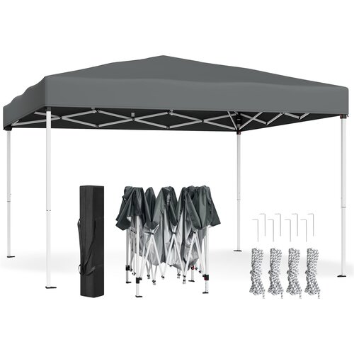 Songmics Paviljon 3x3x2,6 m temno siv, (5000248608) Slike
