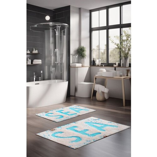  CT-5191 multicolor bathmat set (2 pieces) Cene