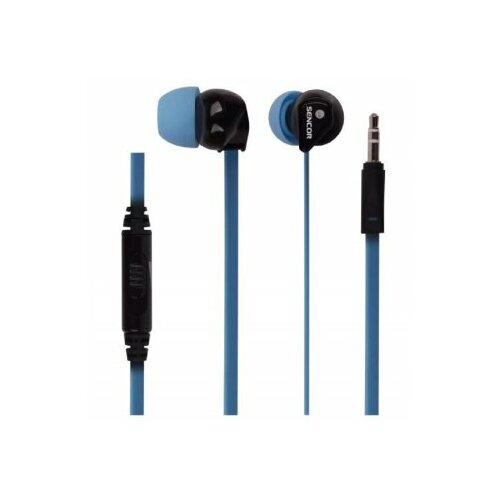 Sencor SEP-170VCBLUE slušalice, 3.5mm, 1.2m, plave Slike