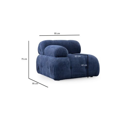 Atelier Del Sofa sofa dvosed petite 2 night blue Slike
