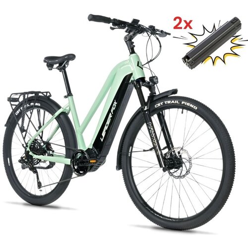Leaderfox Električno treking kolo Barnet Lady 28" - mint + dodatna baterija Cene