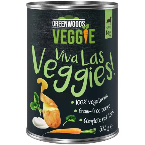 Greenwoods Veggie z jogurtom, krompirjem, korenjem in špinačo 6 x 375 g