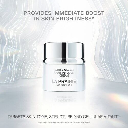 La Prairie White Caviar Light Infusion Cream posvetlitvena vlažilna krema proti temnim madežem 50 ml Slike