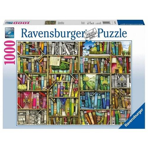 Ravensburger puzzle - Bizarre biblioteka - 1000 delova Slike