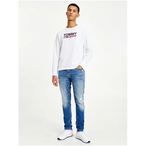 Tommy Hilfiger White Men's T-Shirt with Tommy Jeans - Men's
