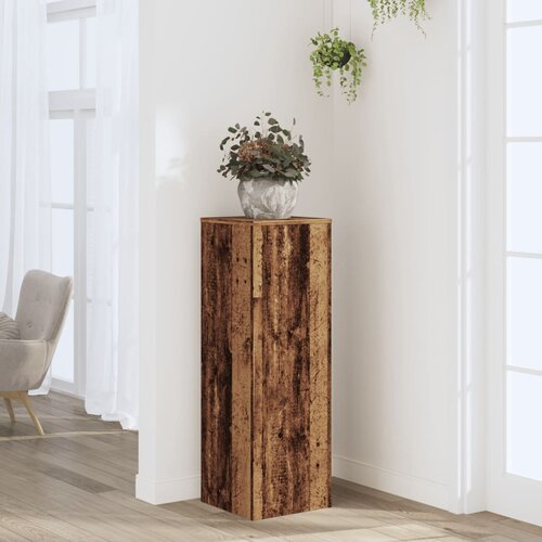 vidaXL Stojalo za rastline starinski les 33x33x100 cm inž. les Cene