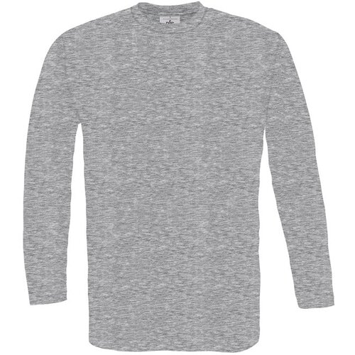  DALJ&amp;Scaron;A MAJICA Z ROKAVI B&amp;amp;C EXACT 150 LSL SVETLO SIVA S!! Slike