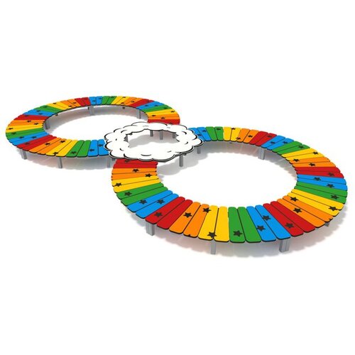  Profesionalno dječje igralište - RAINBOWAY 5 Cene