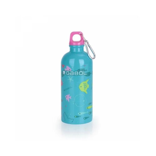 Gabol Aluminijumska boca za vodu sa zakačkom 7x21 cm 600ml Acqua Cene