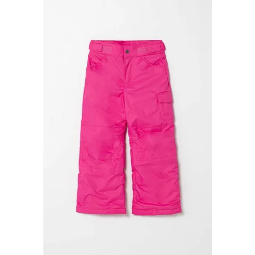 Columbia Otroške hlače vijolična barva