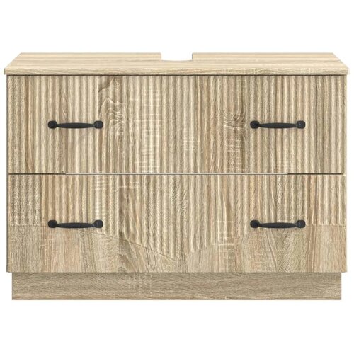  Kupaonski ormarić za sudoper HOORN Hrast sonoma 82 x 41 x 56 cm - Hrast sonoma Slike