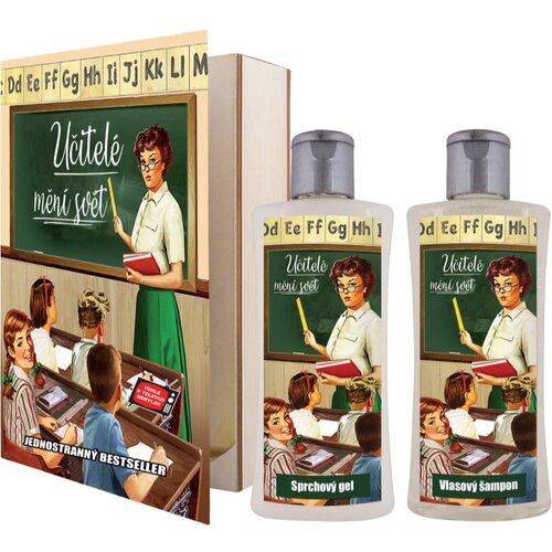 Bohemia Gifts &amp;amp; Cosmetics Book Teachers Change the World darilni set Slike