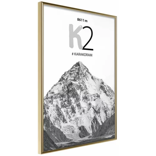  Poster - Peaks of the World: K2 30x45