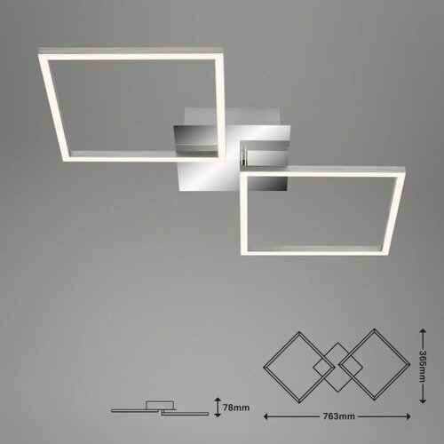 BRILONER 3192-018 - led plafonska svetiljka frames 2xLED/16W/230V Slike