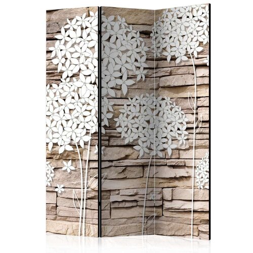  Paravan u 3 dijela - Flowers on the Stone [Room Dividers] 135x172 Slike