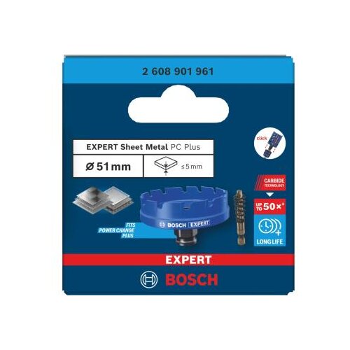 Bosch expert sheet metal pc plus testera za otvore 51mm, 2608901961 Slike