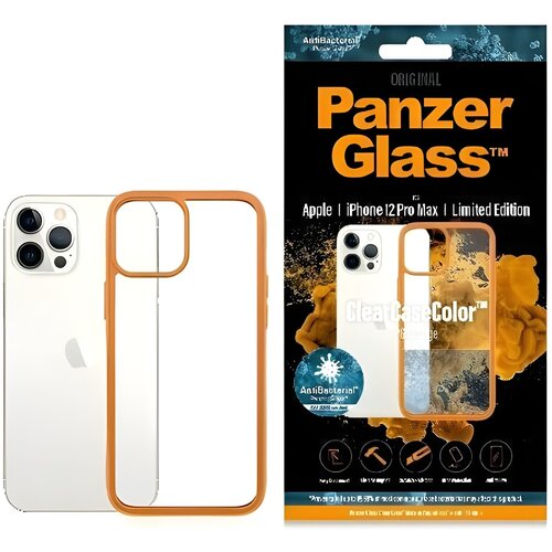 PanzerGlass ClearcaseColor futrola za Apple iPhone 12 Pro Max - Narančasta KP19752 Cijene