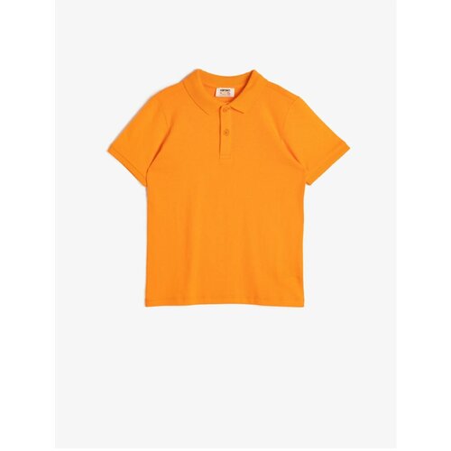 Koton boy polo collar cotton buttoned short sleeved t-shirt Slike