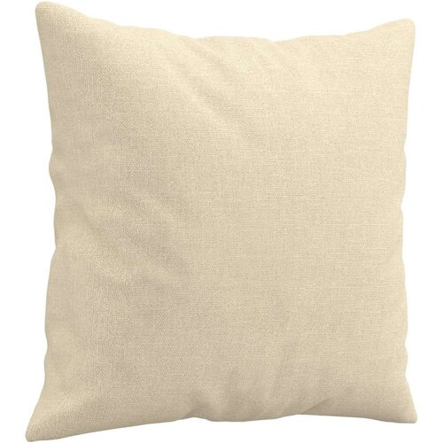  3-dijelni set sofa s jastucima krem od mikrovlakana Slike