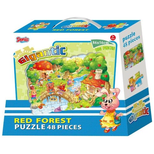 Denis puzzle slagalice crvena šuma gigantic 48kom 01-421000 Cene