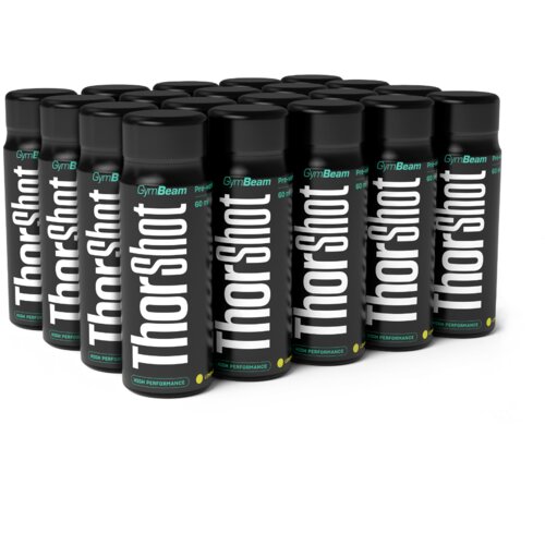 GymBeam Thor Shot 20 x 60 ml limun - limeta Slike