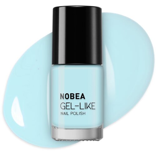 NOBEA Day-to-Day Gel-like Nail Polish lak za nohte z gel učinkom odtenek #N67 Sky blue 6 ml Cene