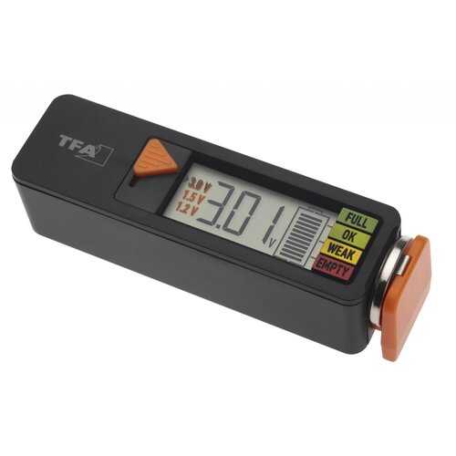 Tfa Dostmann tester za baterije Batterietester BatteryCheck Merilno območje (tester baterij) 1,2 v, 1,5 v, 3 v, 9 v akumulator, baterija 98.1126.01, (20829162) Cene