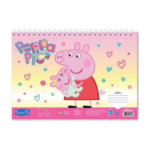 DIAKAKIS Blok za crtanje PEPPA PIG 23x33cm 40L+naljepnice+&scaron;ablon 482853 Cijene