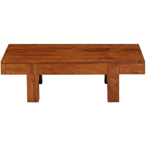  Stolić za kavu 100x50x30 cm bagremovo drvo s premazom boje meda Slike