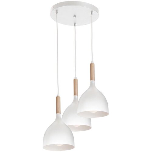  Luster na sajli NOAK WOOD 3xE27/15W/230V bela/buk Cene