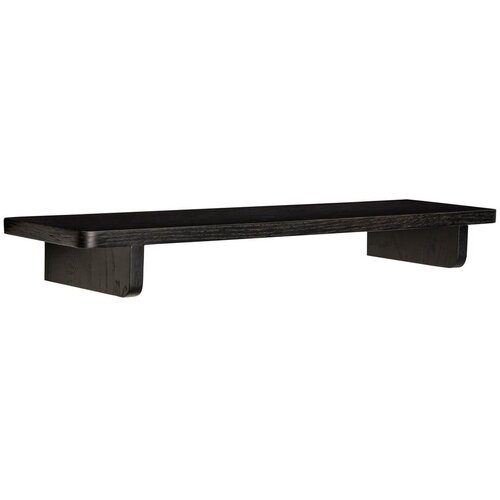 H&amp;uuml;bsch Crna polica u dekoru hrasta 80 cm Poke &amp;ndash; Slike