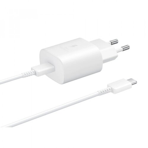 Samsung Kućni punjač FAST TYPE C EP-TA800 25W sa kablom BELI Cene