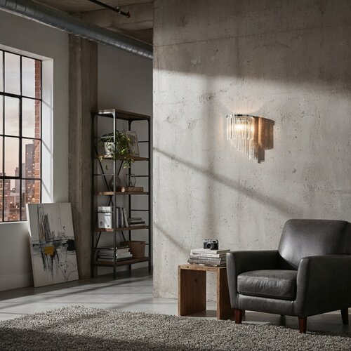 Ideal Lux kristalno zidno svetlo carlton 3xE14/40W/230V, sjajni hrom Slike