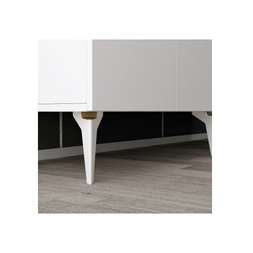 Hanah home iris - white, gold whitegold console Cene