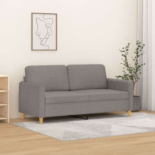  The Living Store Dvosed taupe 140 cm blago - Kavč Dvosed, (21501737) Cene